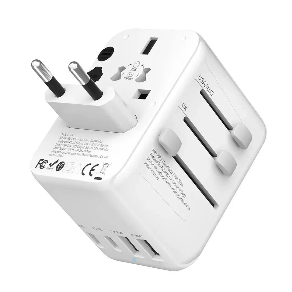 L’Adaptateur Universel – Votre Compagnon Électrique Ultime pour le Monde Entier !