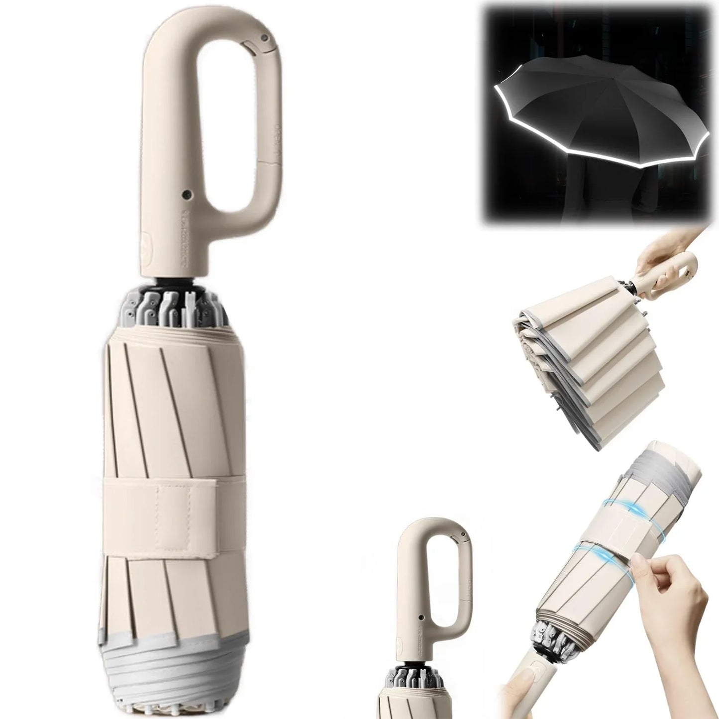 Élégance Pliable, Protection Infaillible – Adoptez le Parapluie SMILE