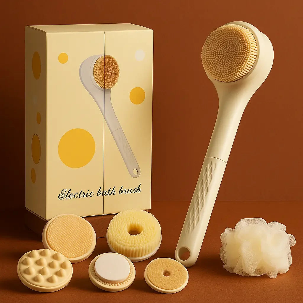 La Brosse Électrique de Douche 360° – Votre Alliée pour une Peau Éclatante et une Hygiène Parfaite !