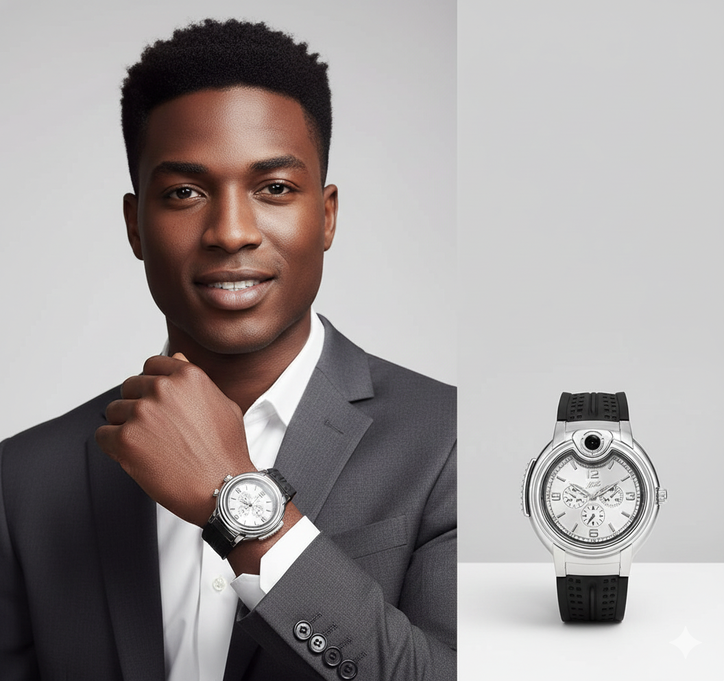 La Montre‑Briquet Prestige — Le Feu, le Style et la Confiance au Poignet