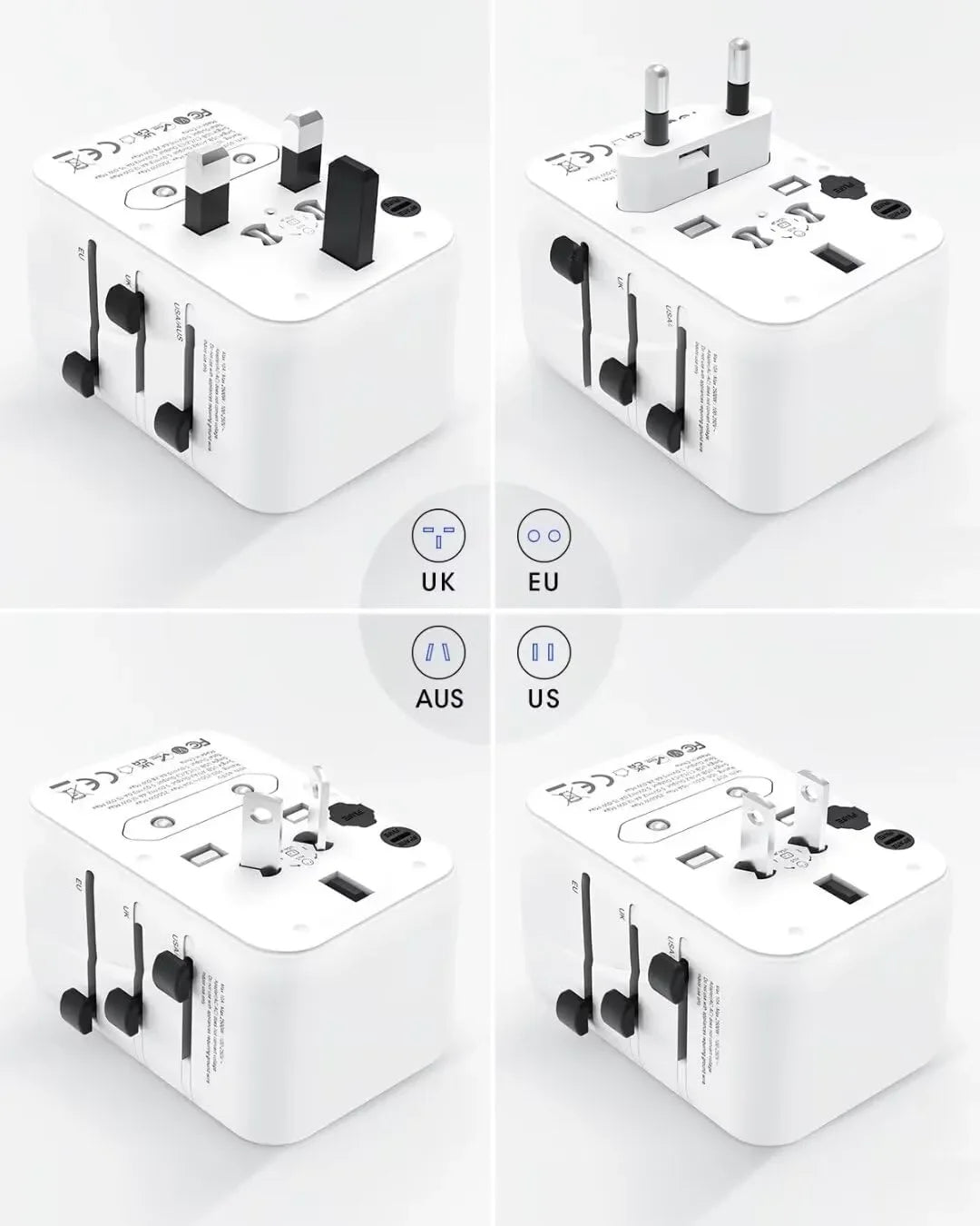 L’Adaptateur Universel – Votre Compagnon Électrique Ultime pour le Monde Entier !