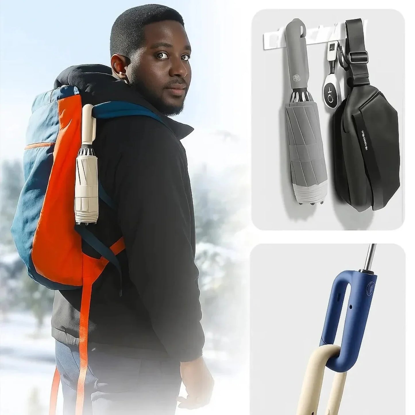 Élégance Pliable, Protection Infaillible – Adoptez le Parapluie SMILE